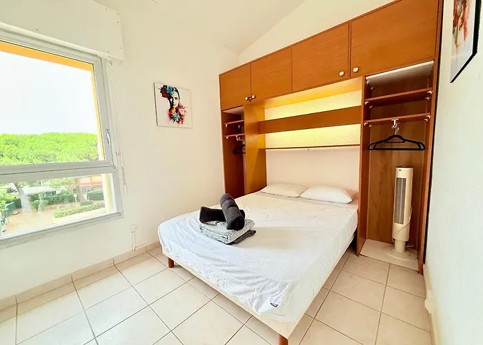 Duplex-hyper Centre Cap D'agde - 9 Personnes - Vue Port Et - Wifi 아파트 아그