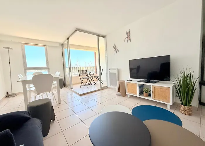 Duplex-hyper Centre Cap D'agde - 9 Personnes - Vue Port Et - Wifi *