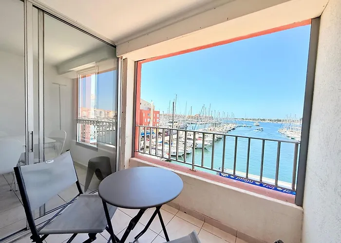 Duplex-hyper Centre Cap D'agde - 9 Personnes - Vue Port Et - Wifi * 아그