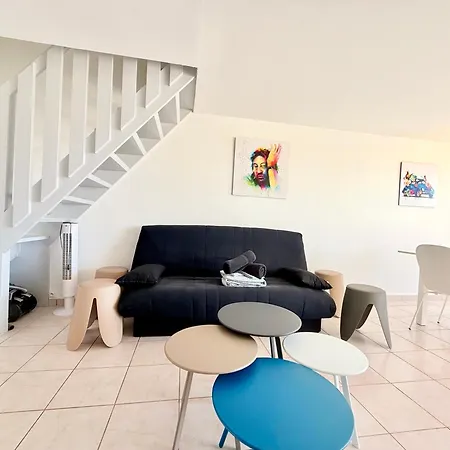 Apartament Duplex-hyper Centre Cap D'agde - 9 Personnes - Vue Port Et - Wifi *