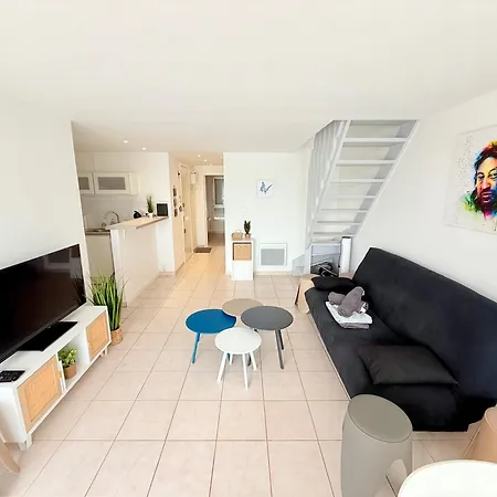 Duplex-hyper Centre Cap D'agde - 9 Personnes - Vue Port Et - Wifi Apartament *
