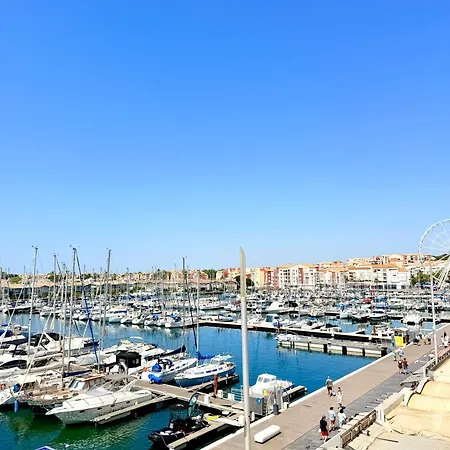 Duplex-hyper Centre Cap D'agde - 9 Personnes - Vue Port Et - Wifi Apartament
