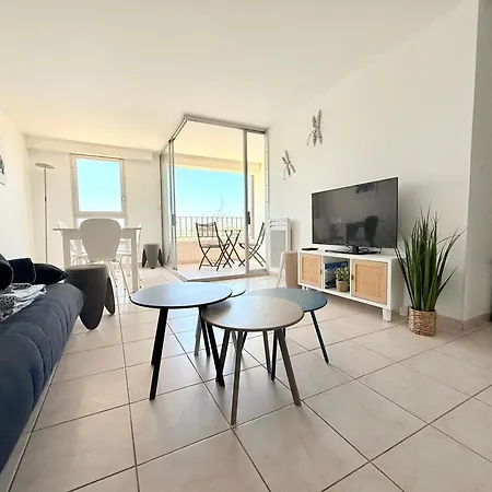 Duplex-hyper Centre Cap D'agde - 9 Personnes - Vue Port Et - Wifi * אגדה