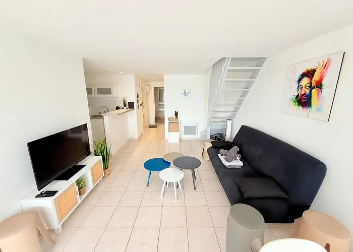 Duplex-hyper Centre Cap D'agde - 9 Personnes - Vue Port Et - Wifi Lejlighed *