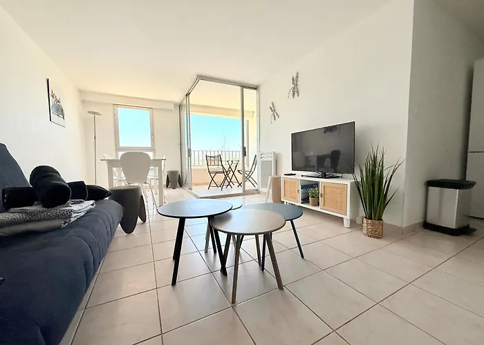 Duplex-hyper Centre Cap D'agde - 9 Personnes - Vue Port Et - Wifi * Agde