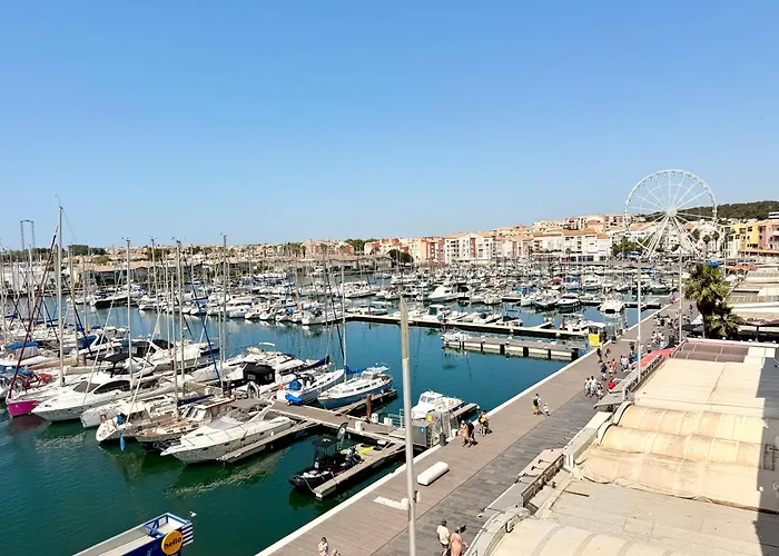 Duplex-hyper Centre Cap D'agde - 9 Personnes - Vue Port Et - Wifi Lejlighed Agde