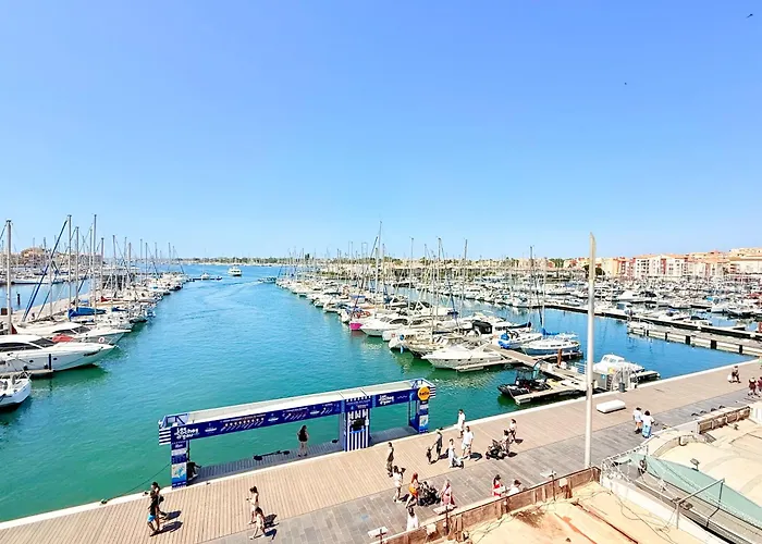 Duplex-hyper Centre Cap D'agde - 9 Personnes - Vue Port Et - Wifi